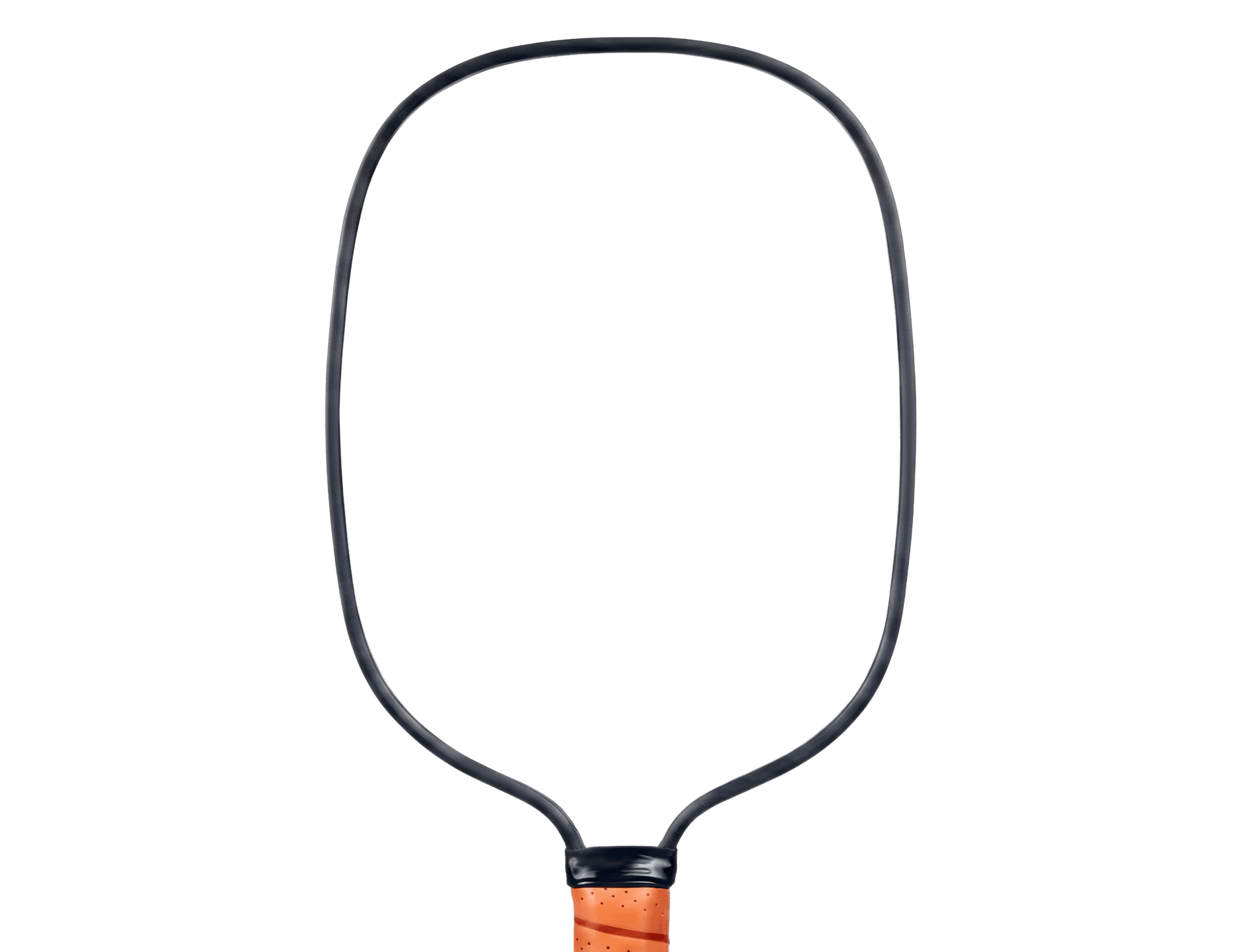 Classic pickleball paddle template outline